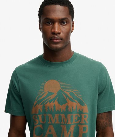 Camiseta Retro Outdoor Corte Relajado Image 4