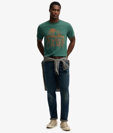 Camiseta Retro Outdoor Corte Relajado Image 3