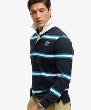 Polo de Rugby Vintage Athletic Stripe