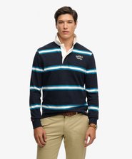Polo de Rugby Vintage Athletic Stripe