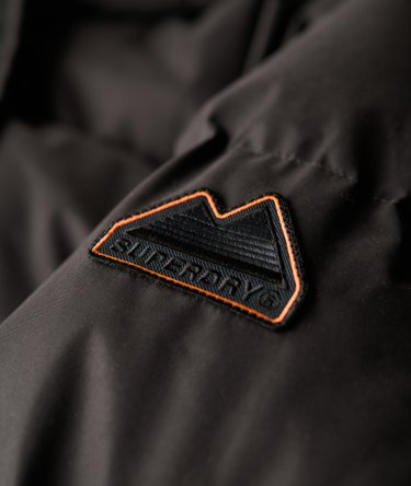 Microfibre Longline Puffer Coat Image 6