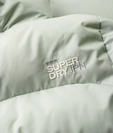 Microfibre Longline Puffer Coat Image 6