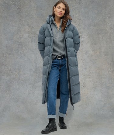 Doudoune longue en microfibre Image 1