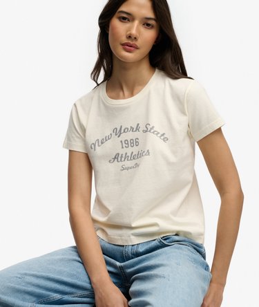 Athletic Essentials Figurbetontes Grafik-T-Shirt Image 2