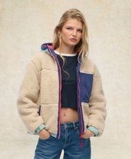 Vintage Hooded Fleece Jacket