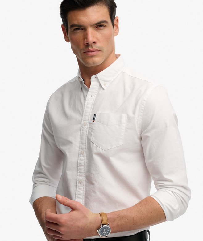 Essential Oxford Long Sleeve Shirt More Colours Available Price £31.49 Price reduced from £44.99 to You Save 30%