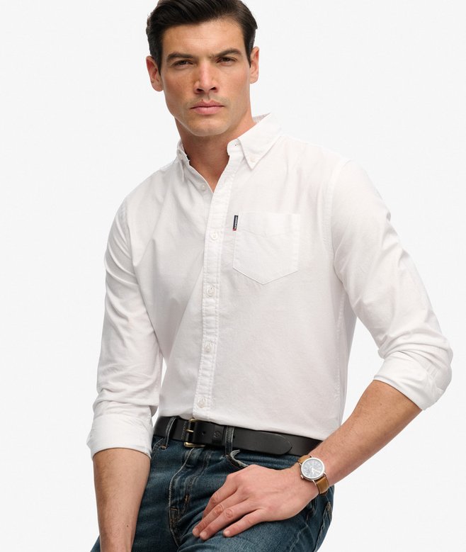 Essential Oxford Long Sleeve Shirt More Colours Available Price £31.49 Price reduced from £44.99 to You Save 30%