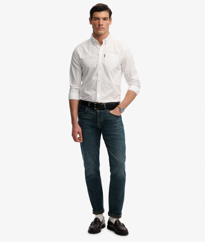 Essential Oxford Long Sleeve Shirt More Colours Available Price £31.49 Price reduced from £44.99 to You Save 30%