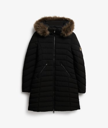 Fuji Faux Fur H&aelig;ttejakke i Melleml&aelig;ngde Image 8