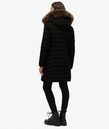 Fuji Faux Fur H&aelig;ttejakke i Melleml&aelig;ngde Image 6