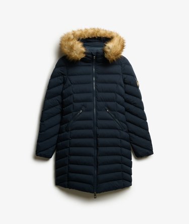 Fuji Faux Fur H&aelig;ttejakke i Melleml&aelig;ngde Image 9