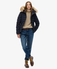 Fuji Faux Fur Hood Padded Jacket