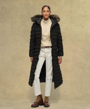 Fuji Faux Fur Hooded Longline