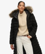 Fuji Faux Fur Hooded Longline