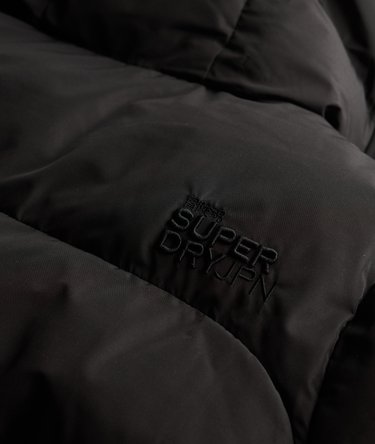 Mellemlang Sports dynejakke med h&aelig;tte Image 7