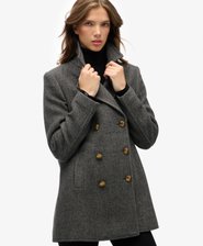 Abrigo Cruzado Tipo Pea Coat