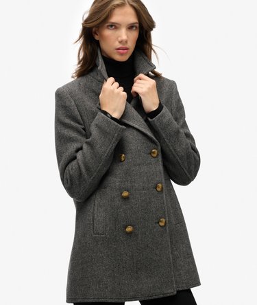 Double Breasted Pea Coat Image 2