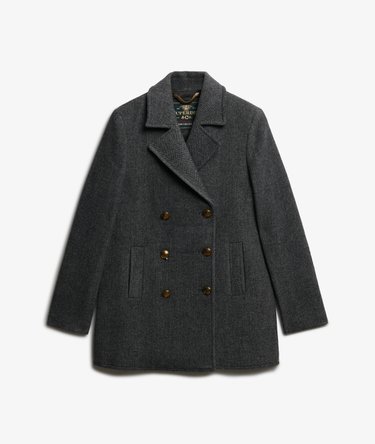 Double Breasted Pea Coat Image 6