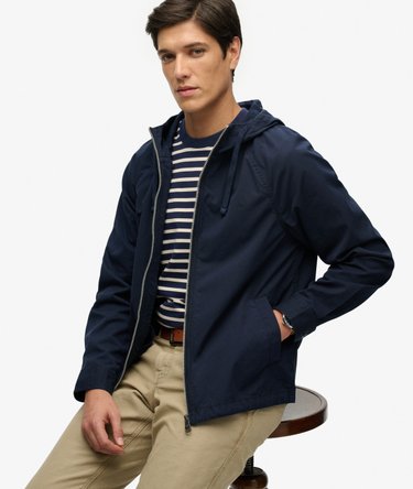 Gewassen Twill Jas met Capuchon Image 2