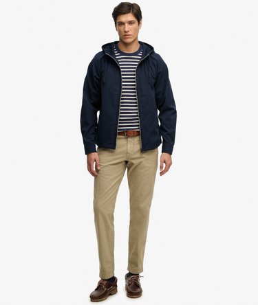 Gewassen Twill Jas met Capuchon Image 3