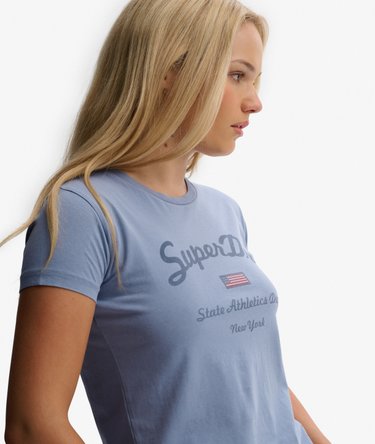 Athletic Essentials Figurbetontes Grafik-T-Shirt Image 2