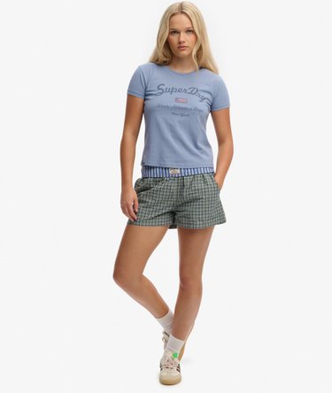 Athletic Essentials Figurbetontes Grafik-T-Shirt Image 3