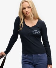 Camiseta Athletic de Manga Larga con Botones