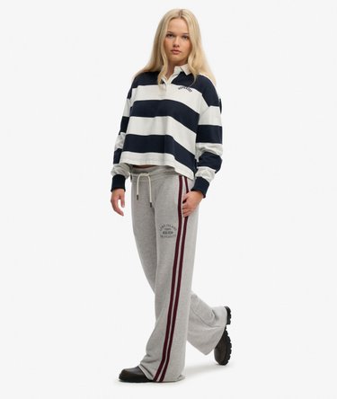 Athletic Essentials Stripe Flare Joggers Image 5