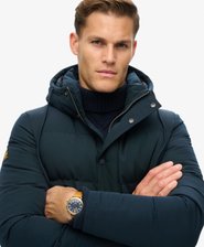 Everest Kurze Pufferjacke mit Kapuze