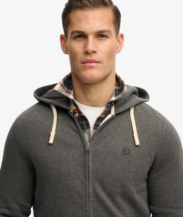 Monogram Embroidered Zip Hoodie Image 4