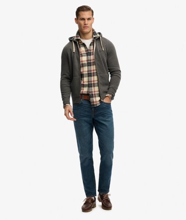 Monogram Embroidered Zip Hoodie Image 3