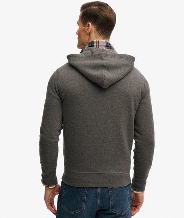 Monogram Embroidered Zip Hoodie Image 5