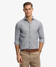 Cut Away Poplin Long Sleeve Shirt