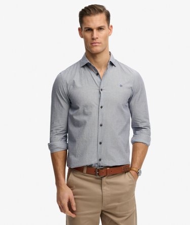 Cut Away Poplin Long Sleeve Shirt Image 1