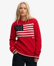 Athletic Essentials Americana Flag Crew Knit