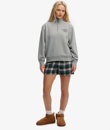 Sweatshirt Demi-Zip Athletic Essentials Graphique Image 3