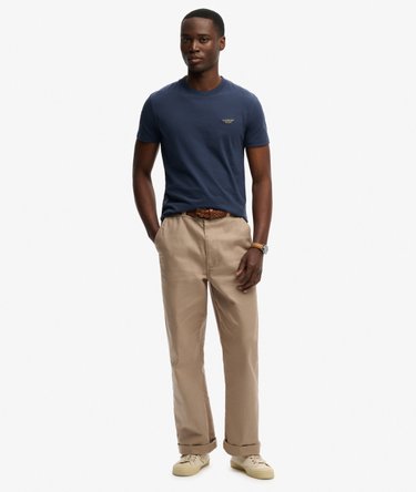 Essential Stacked Logo Embroidered T-shirt Image 3