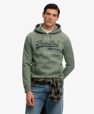 Heritage hoodie met Vintage logo en relaxte pasvorm