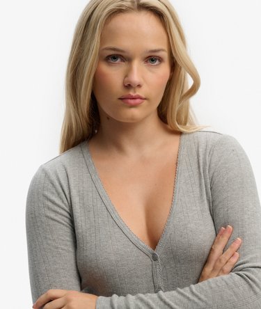 Athletic Essential Pointelle Cardigan Image 4