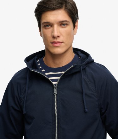 Twill-Jacke mit Kapuze in Washed-Optik Image 4