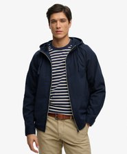 Hooded Washed Twill Jacket