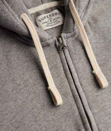 Felpa con cappuccio e zip Monogram ricamata Image 6