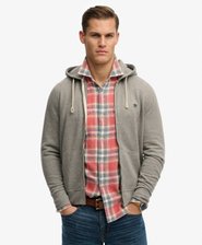 Felpa con cappuccio e zip Monogram ricamata