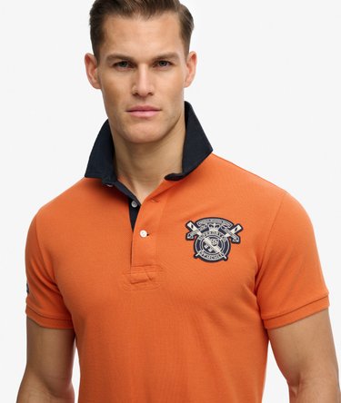 Vintage Pique Rugby Polo Shirt Image 4