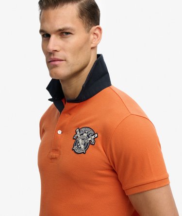 Vintage Pique Rugby Polo Shirt Image 2