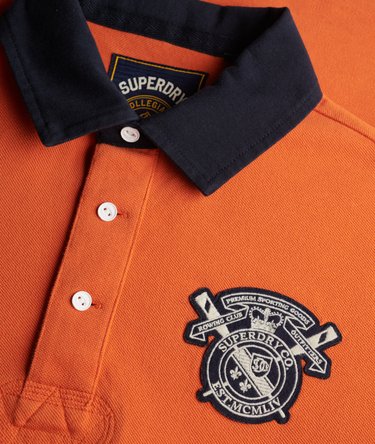 Vintage Pique Rugby Polo Shirt Image 6