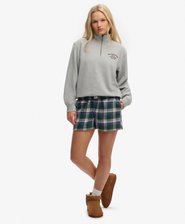 Cotton Check Elastic Shorts