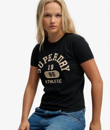 Athletic Graphic Slim T-shirt Image 2