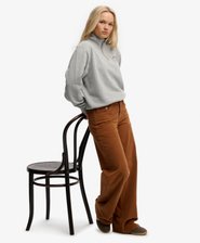 Mid Waist Baggy Mini Fl&oslash;jlsbukser