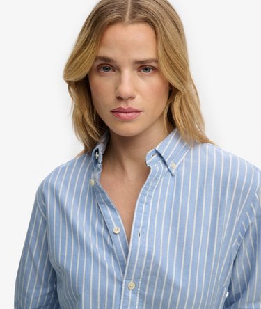 Oxford Langarmhemd mit schmaler Passform Image 4